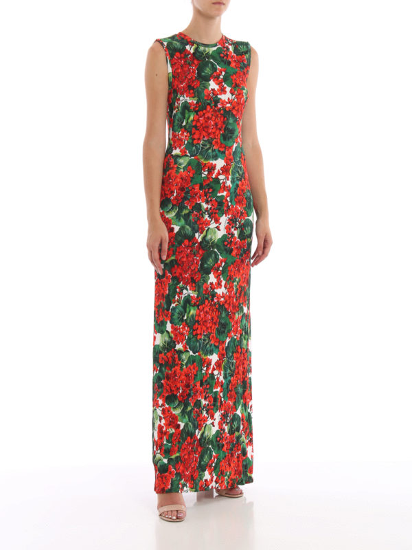 DOLCE & GABBANA: Maxikleider online - Maxikleid - Rot