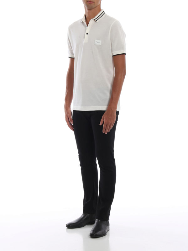 DOLCE & GABBANA: Polos online - Polo - Blanco