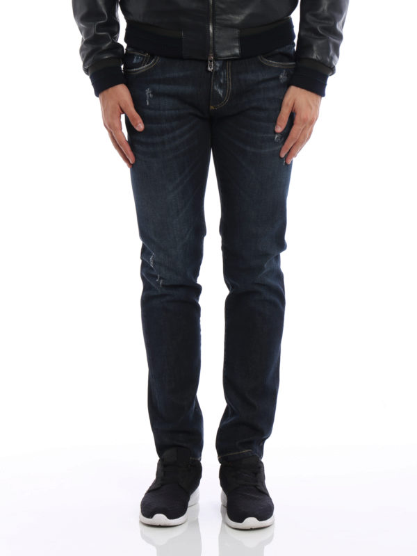DOLCE & GABBANA: Jeans Rectos online - Vaqueros Rectos - Classic Stretch