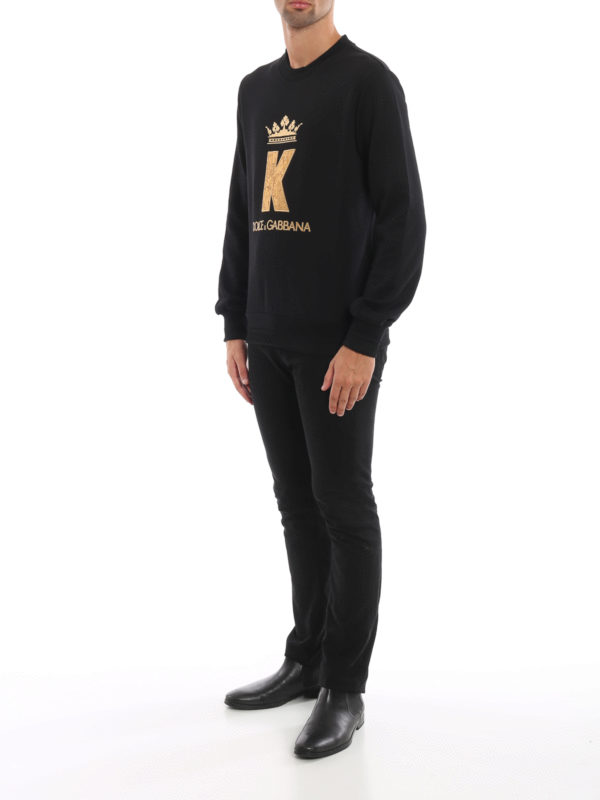 DOLCE & GABBANA: Sudaderas y suéteres online - Sudadera - Negro