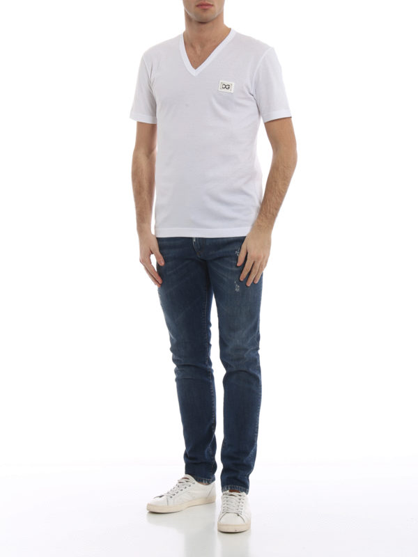 DOLCE & GABBANA: T-shirts online - T-Shirt - Blanc