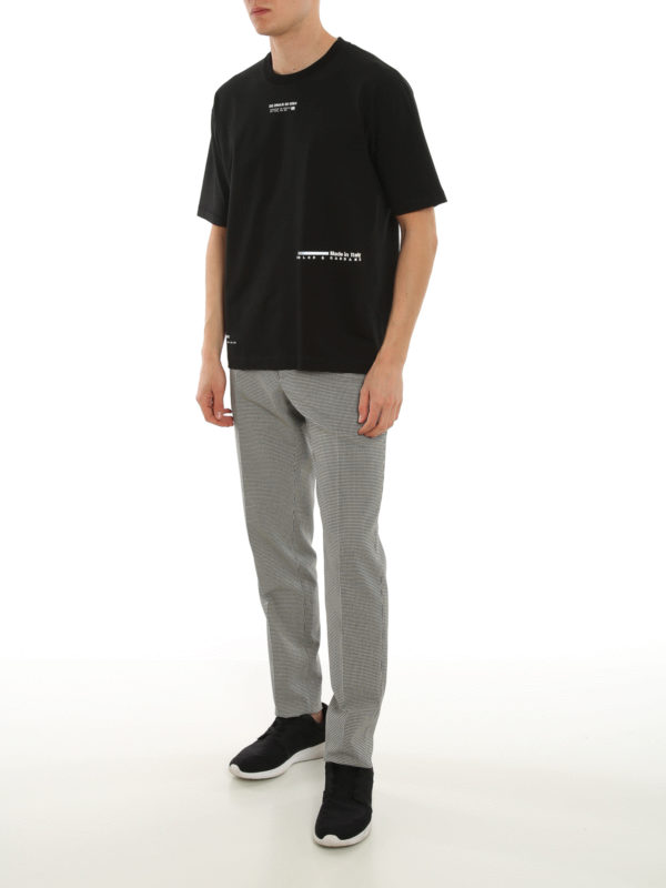 DOLCE & GABBANA: t-shirts online - Rubberised logo T-shirt