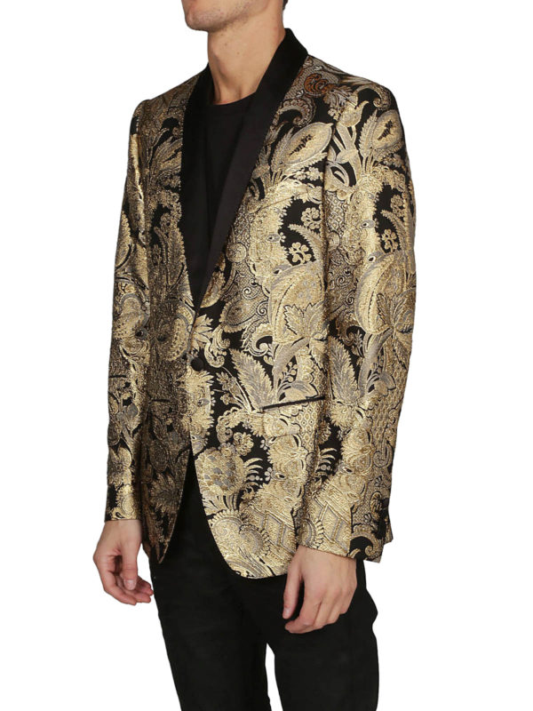 DOLCE & GABBANA: Vestes de costume online - Blazer Couturier - Or