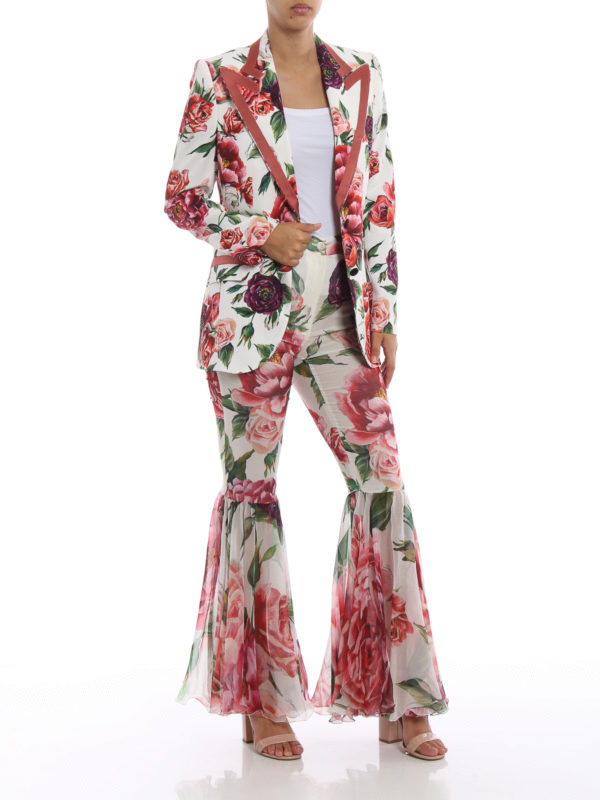 DOLCE & GABBANA: Pantalons élégants online - Pantalon Couturier - À Motif