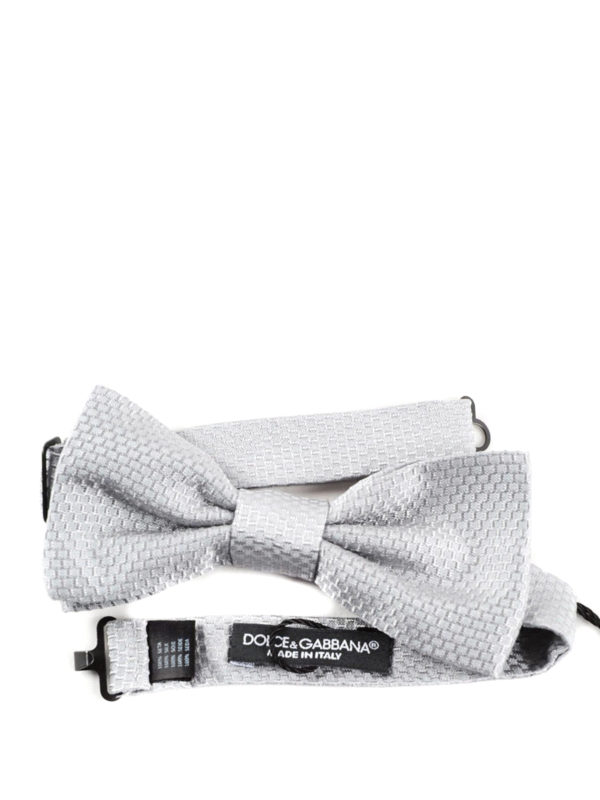 DOLCE & GABBANA: ties & bow ties online - Jacquard silk bow tie