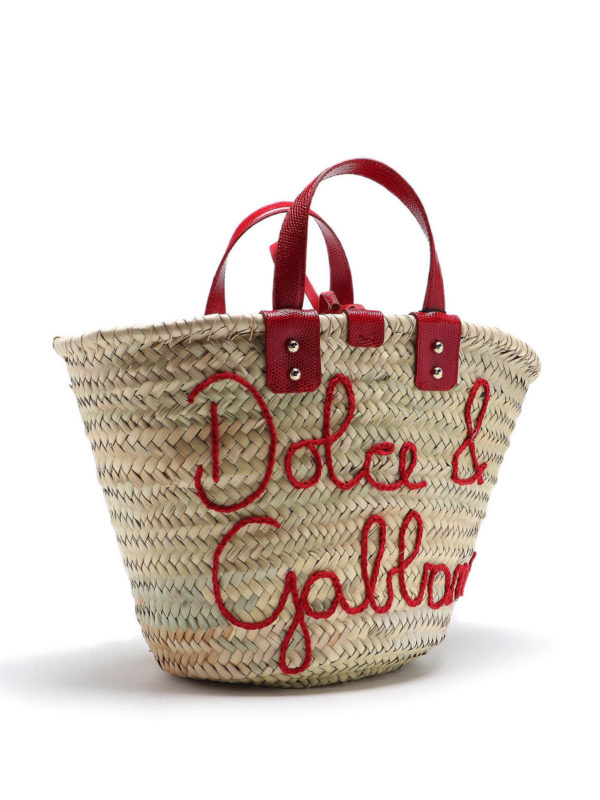 DOLCE & GABBANA: Handtaschen online - Shopper - Beige