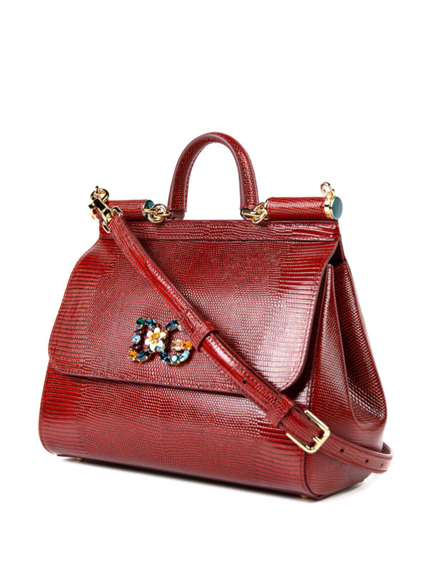DOLCE & GABBANA: totes bags online - Medium Sicily bag with logo patch