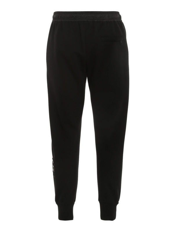 DOLCE & GABBANA: tracksuit bottoms online - Drawstring joggers with logo