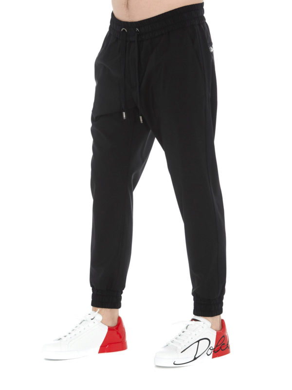 DOLCE & GABBANA: スウェットパンツ online - トラックスーツ ボトムス - 黒