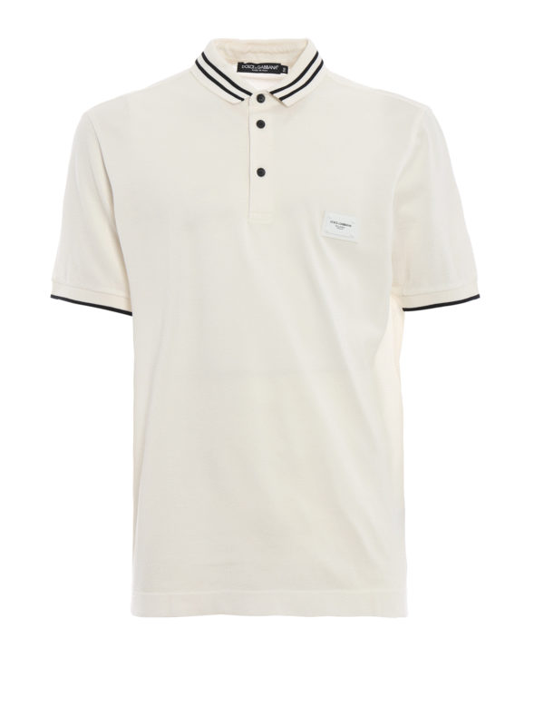 DOLCE & GABBANA: Polos - Polo - Blanco