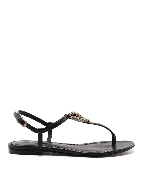 DOLCE & GABBANA: Sandalen - Sandalen - Schwarz