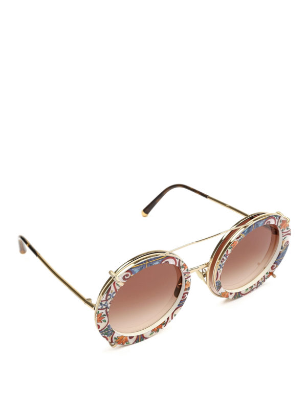 DOLCE & GABBANA: Gafas de sol - Gafas De Sol - Multicolor