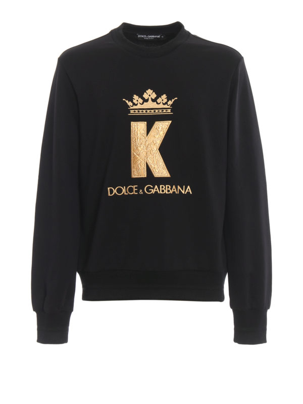 DOLCE & GABBANA: Sudaderas y suéteres - Sudadera - Negro
