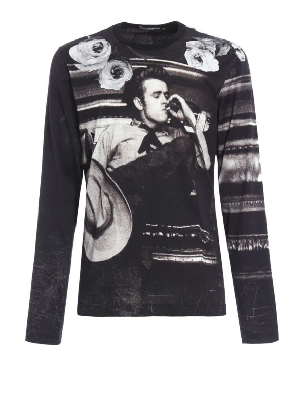 Dolce & Gabbana James Dean cotton t-shirt - Grey