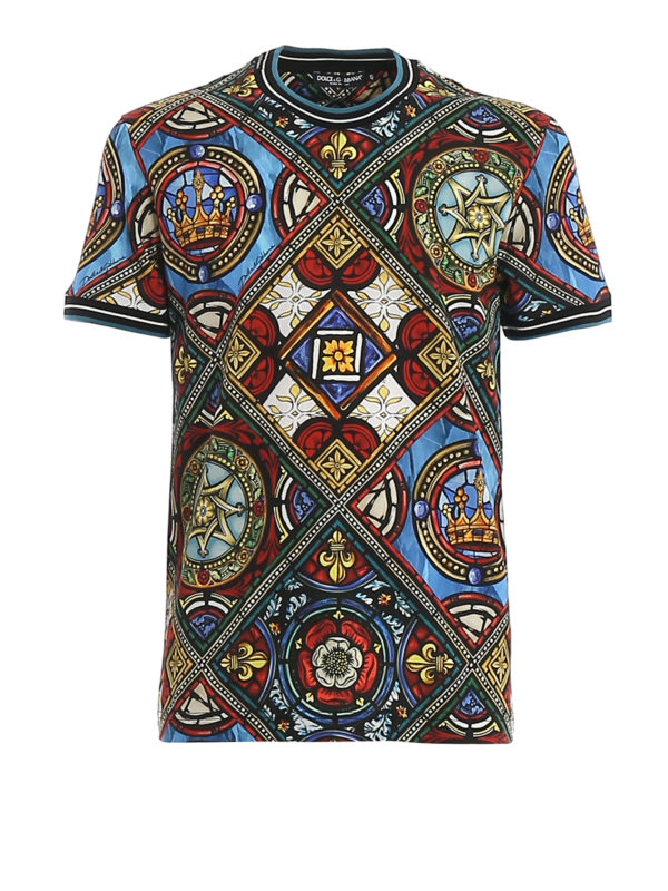 Dolce & Gabbana シチリアンカレット　プーピ柄 Tシャツ Dolce & Gabbana シチリアンカレット プーピ柄 Tシャツ - メルカリ