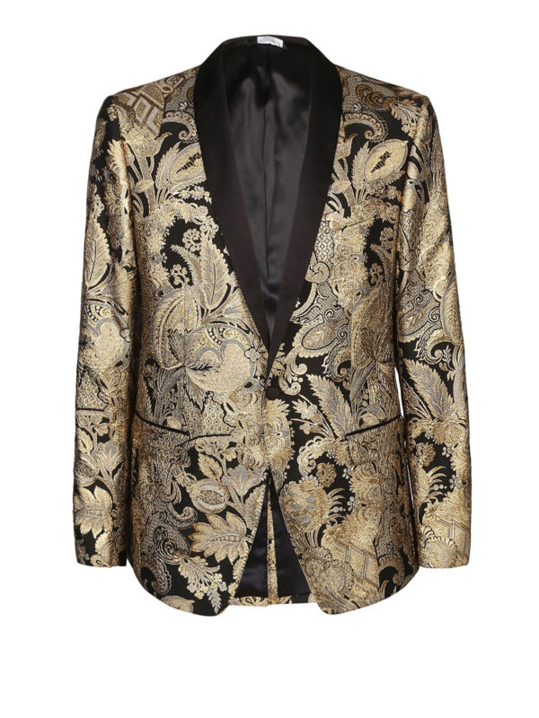 DOLCE & GABBANA: Vestes de costume - Blazer Couturier - Or