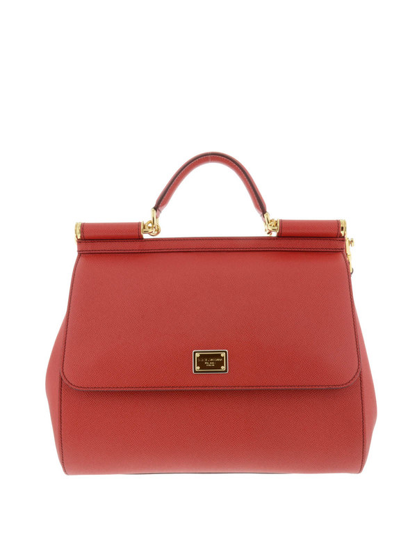 DOLCE & GABBANA: totes bags - Large sicily tote bag