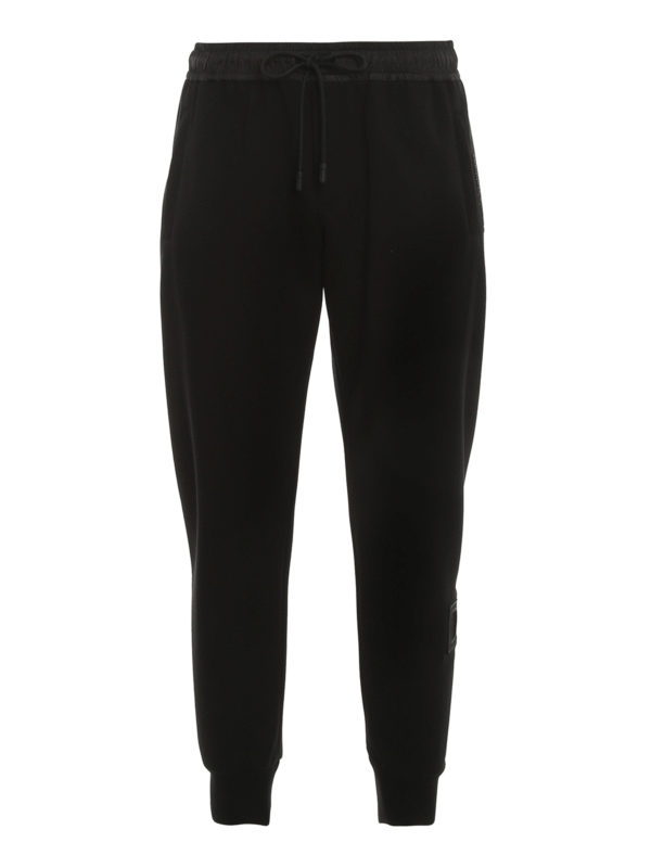 DOLCE & GABBANA: tracksuit bottoms - Drawstring joggers with logo