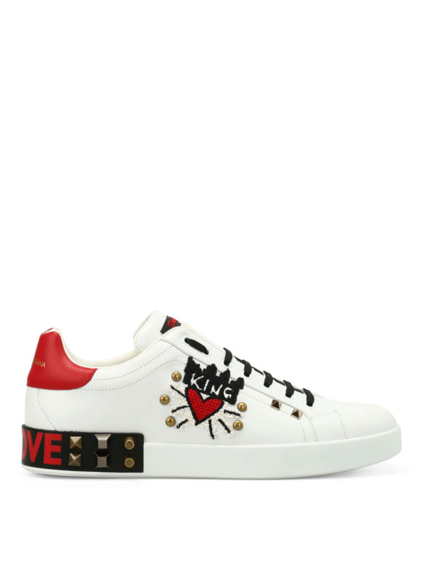 Dolce Gabbana King of Love leather sneakers CS1548AH12189926