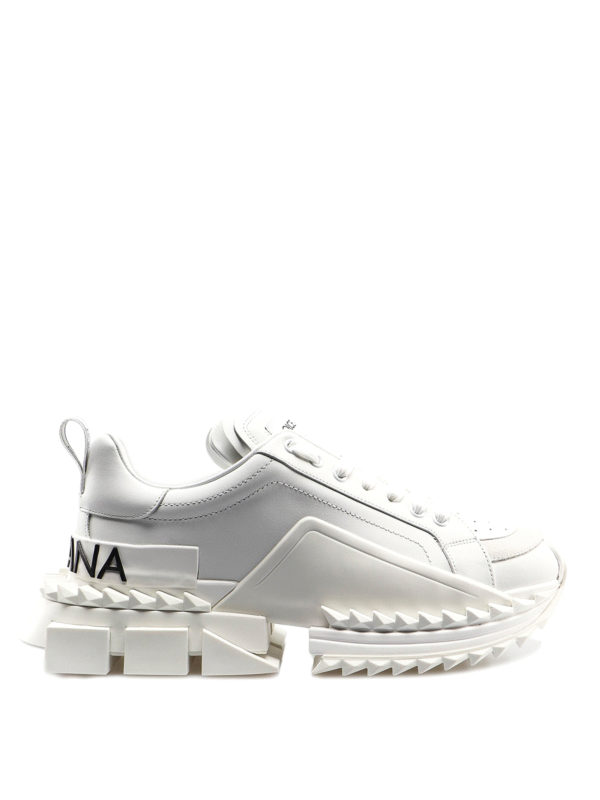 DOLCE & GABBANA: trainers - Super King white sneakers
