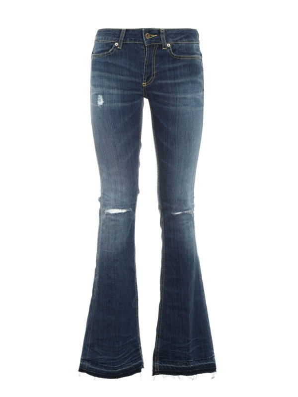 DONDUP: bootcut jeans - Neon jeans