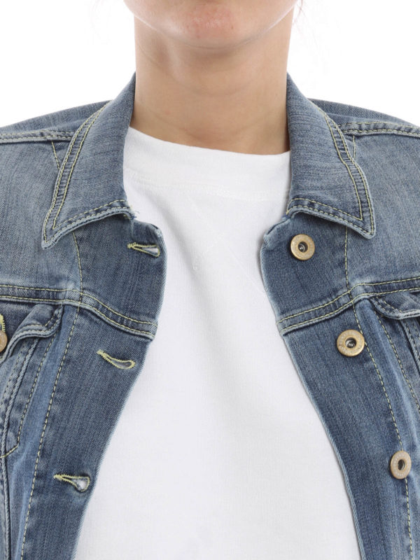 DONDUP buy online Crop denim jacket