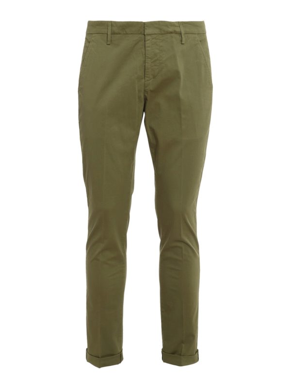 DONDUP: casual trousers - Gaubert gabardine pants