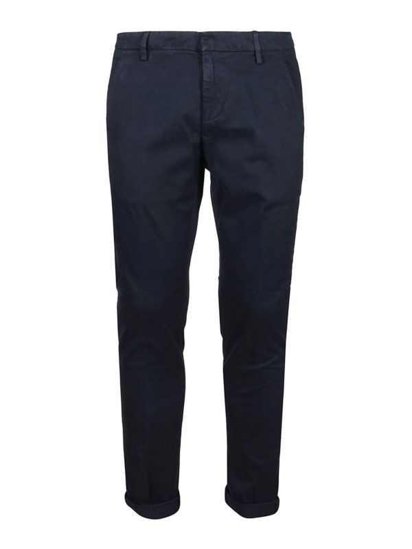 DONDUP: pantaloni casual - Pantaloni Gaubert in cotone stretch