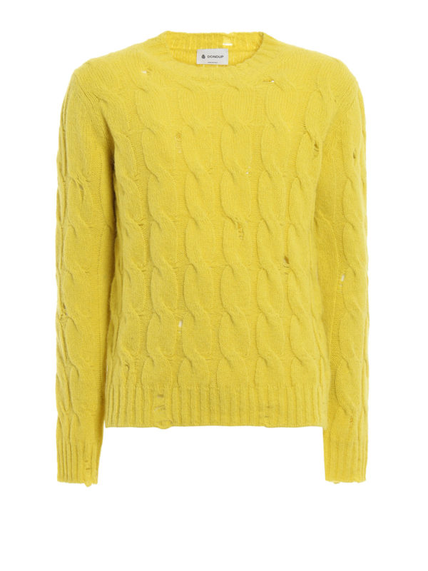 DONDUP: Suéteres con cuello pico - Suéter Cuello Redondo - Liso