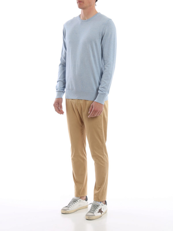 DONDUP: maglia collo rotondo online - Girocollo in cotone e cashmere mélange