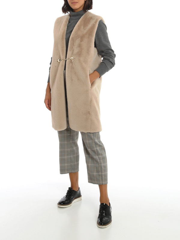 DONDUP: Pelz und Shearling online - Pelz - Hellbeige