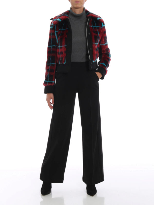 DONDUP: Fur & Shearling Coats online - Patterned eco fur jacket