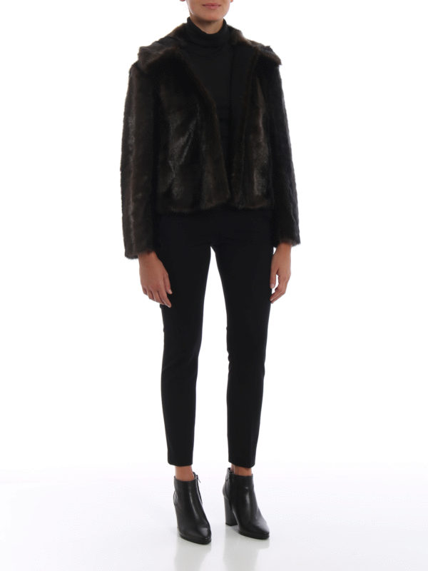DONDUP: Pelz und Shearling online - Pelz - Dunkelbraun
