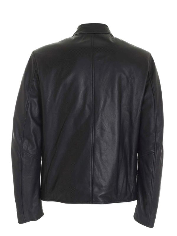 DONDUP: giacche in pelle online - Chiodo Biker nero