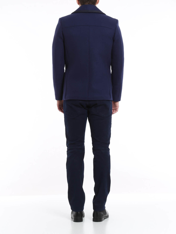 Double-breasted coat shop online: Pierre Balmain