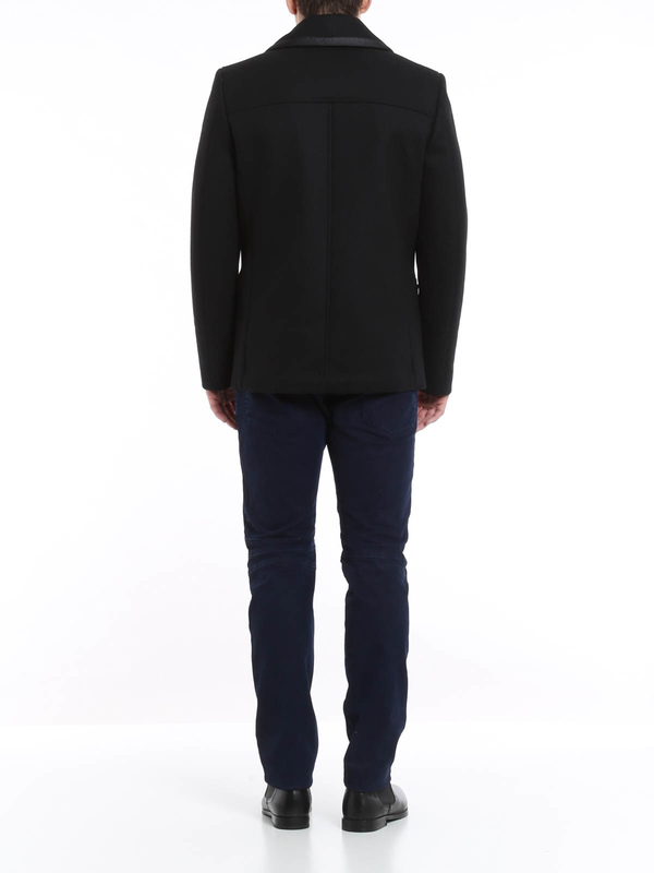 Double-breasted coat shop online: Pierre Balmain