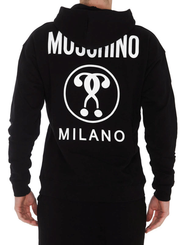 Sudadera - Double Question Mark shop online: MOSCHINO
