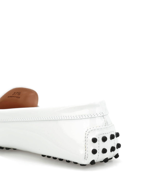 Double T detail patent loafers shop online: TOD