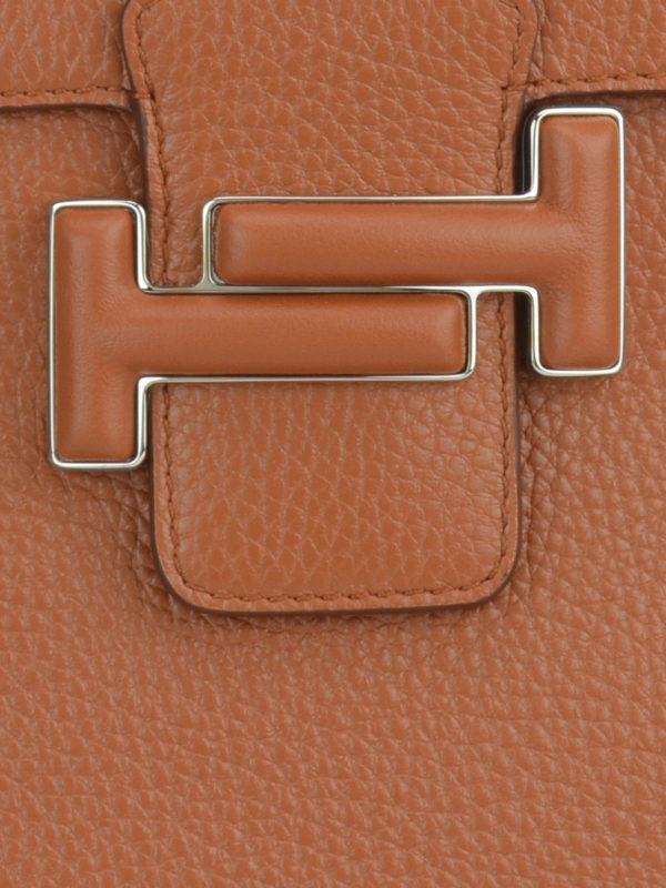 Double T leather backpack shop online: TOD