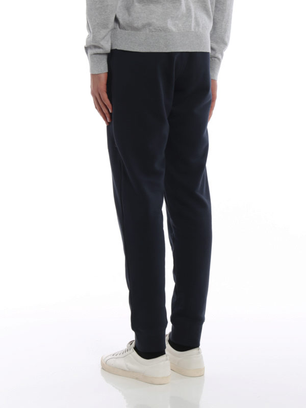 Double zip pocket cotton sweatpants shop online: WOOLRICH