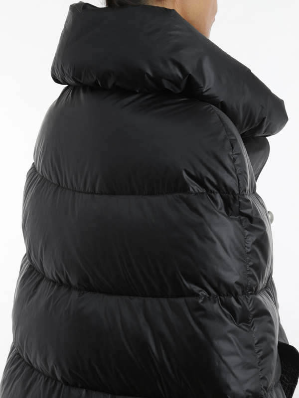 Down cape coat