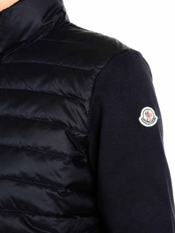Down padded insert cardigan shop online: MONCLER