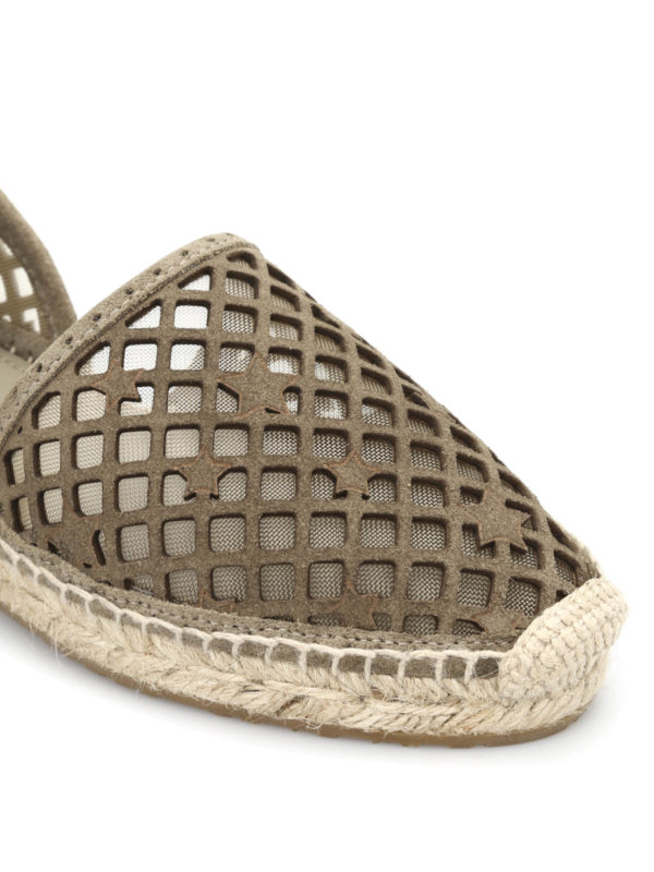 Dreya perforated suede espadrilles shop online: JIMMY CHOO