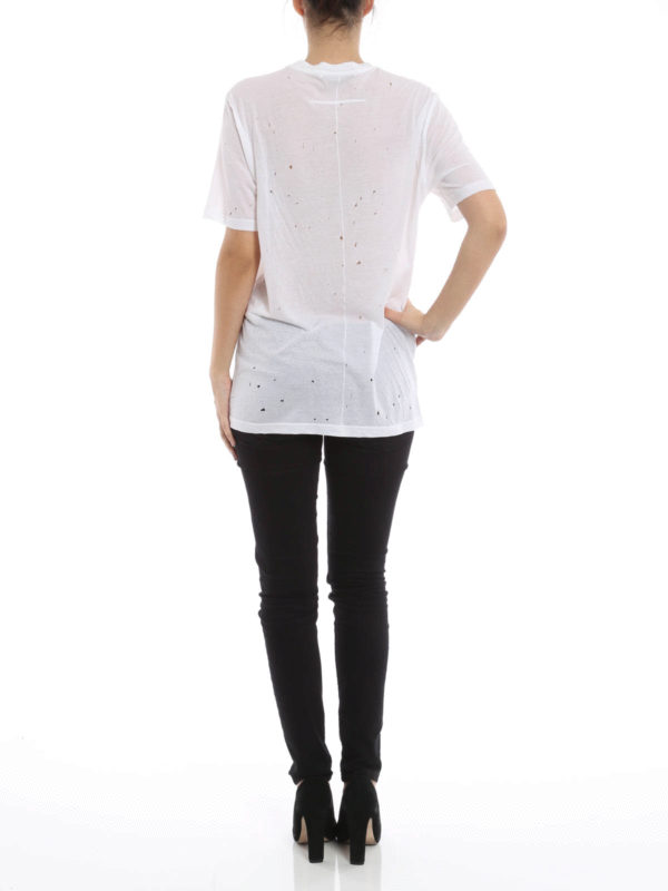 Drill detailed T-shirt shop online: GIVENCHY