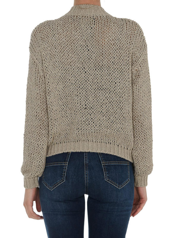 カーディガン - ベージュ shop online: ROBERTO COLLINA