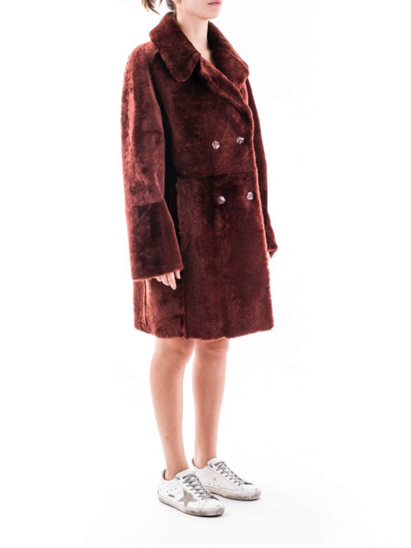 Drome: Fur & Shearling Coats online - Reversible shearling fur coat