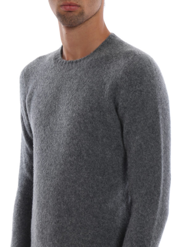 DRUMOHR buy online Grey brushed lambswool sweater