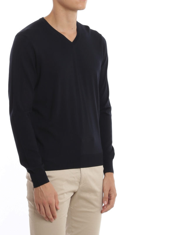 DRUMOHR buy online V-Pullover - Dunkelblau