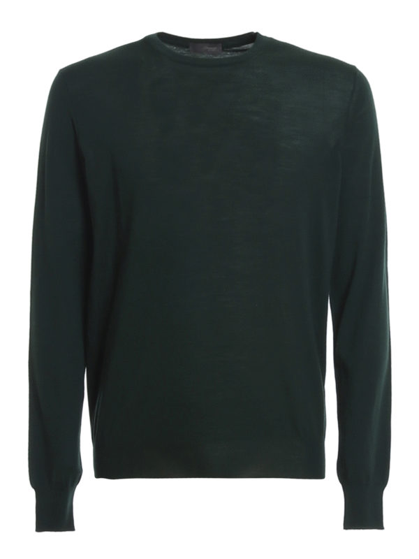 DRUMOHR: クルーネック - クルーネック - ダークグリーン