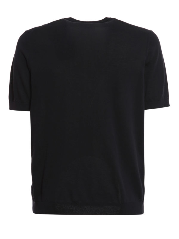 DRUMOHR: t-shirt online - T-shirt in cotone lavorato a maglia
